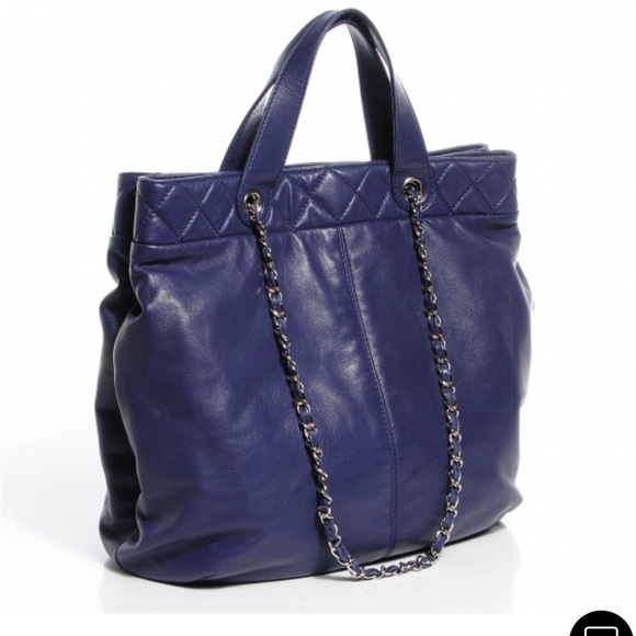 Channel lambkin Trianon blue tote - Picture 2 of 14